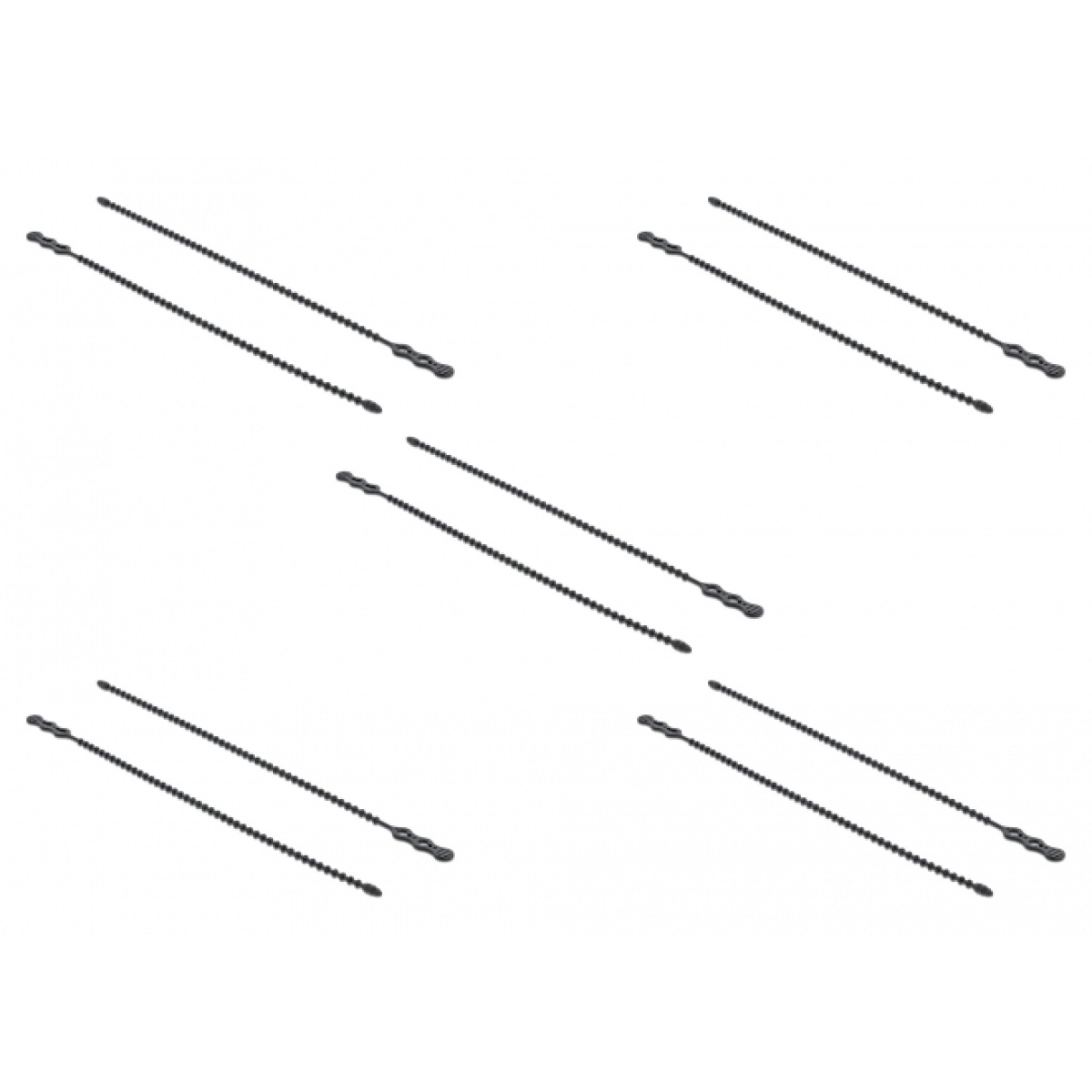 DELOCK reusable δεματικά καλωδίων 18966, 210x4.5mm, μαύρα, 10τμχ - Image 3