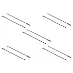 DELOCK reusable δεματικά καλωδίων 18966, 210x4.5mm, μαύρα, 10τμχ - Image 3