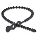 DELOCK reusable δεματικά καλωδίων 18967, 310x4.5mm, μαύρα, 10τμχ - Image 2