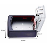 C-TECH κλειδοθήκη τοίχου B106 με συνδυασμό 4 ψηφίων, 480gr - Image 5