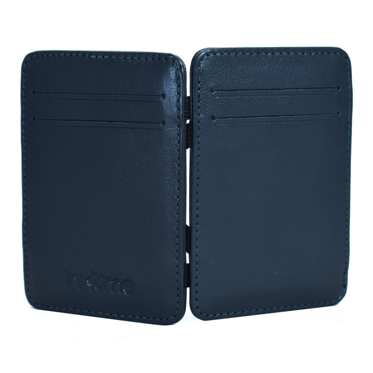 IT-014 INTIME έξυπνο πορτοφόλι IT-014, RFID, δερμάτινο, μπλε - Image 1