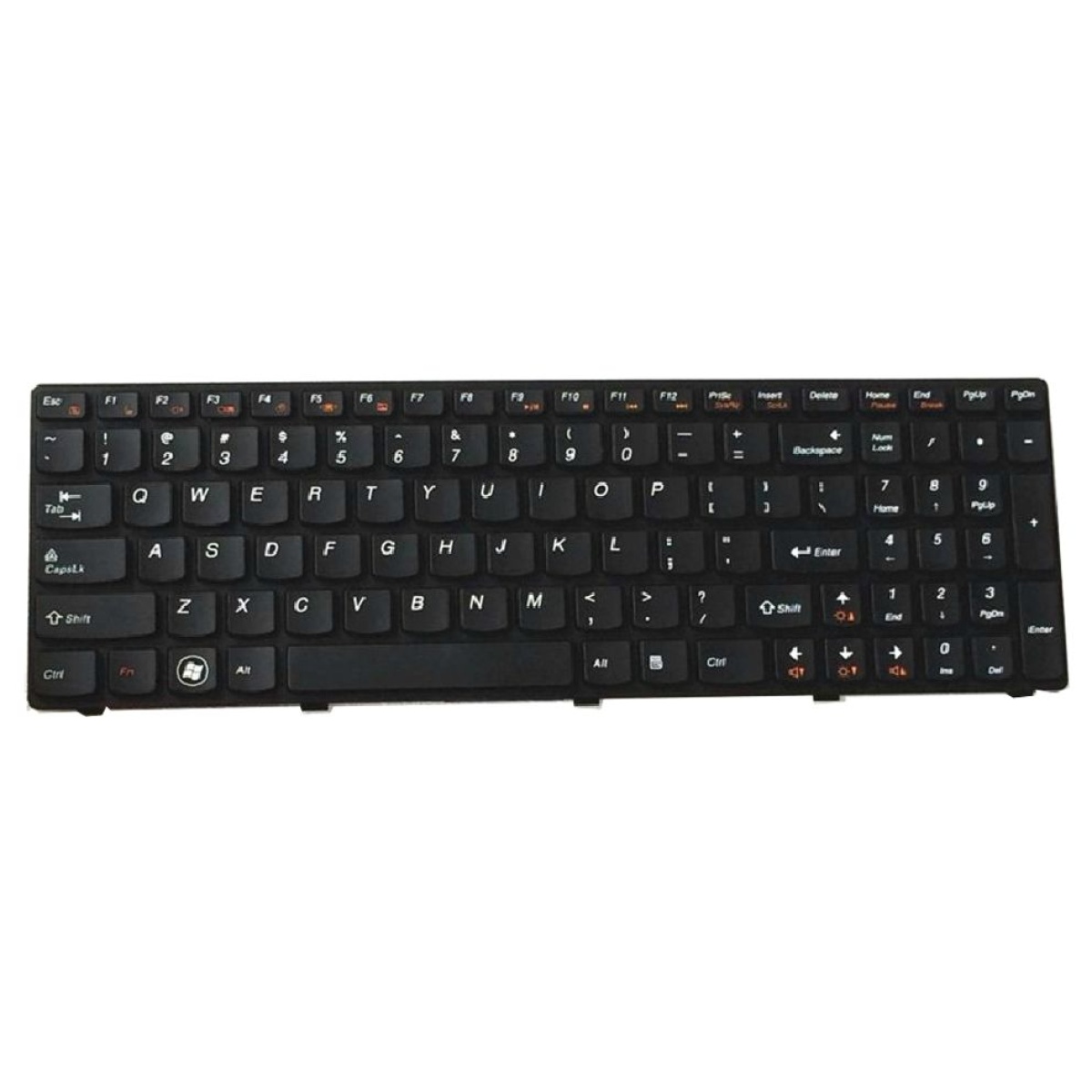 KEY-018 Πληκτρολόγιο για Lenovo G575/G570, US, μαύρο - Image 1