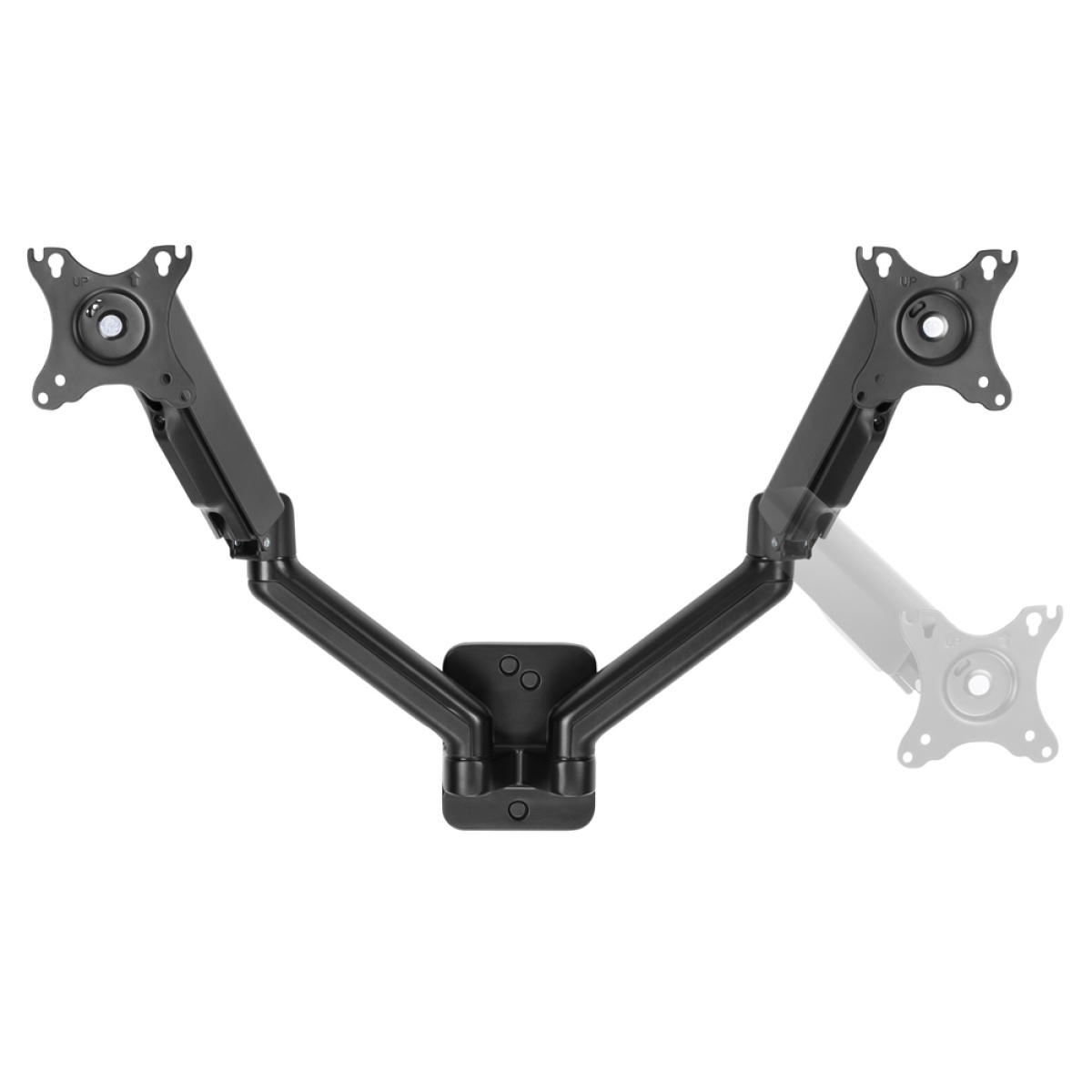 BRATECK επιτοίχια βάση για 2x οθόνες LDA32-114, 17-32", έως 9kg - Image 2