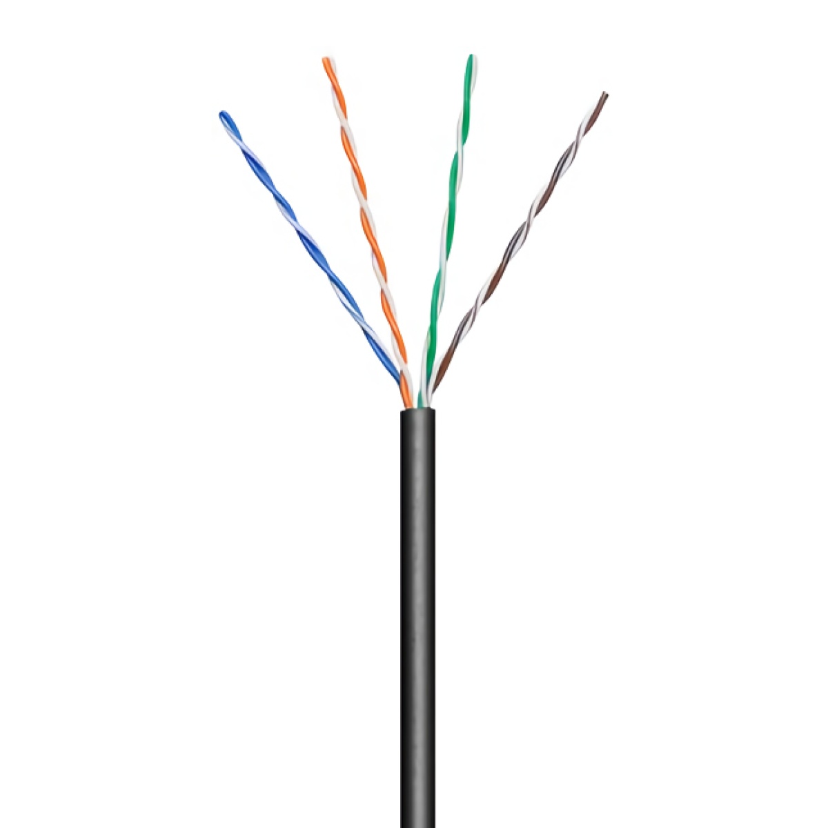 GOOBAY καλώδιο δικτύου 57198, CAT 5e U/UTP, CCA, έως 40m, 100m, μαύρο - Image 3