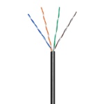GOOBAY καλώδιο δικτύου 57198, CAT 5e U/UTP, CCA, έως 40m, 100m, μαύρο - Image 3