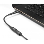 DELOCK καλώδιο τροφοδοσίας 60037, USB-C σε Dell 7.4x5.0mm, 15cm, μαύρο - Image 2