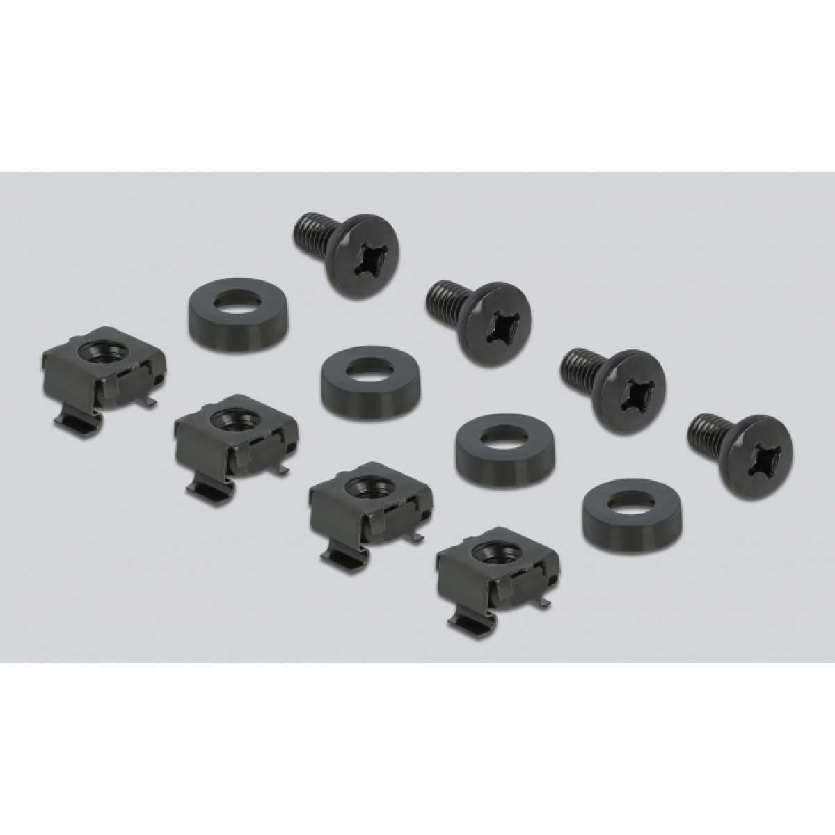 DELOCK Cable Managment για rack 66658, 4 θέσεων, 1U, μεταλλικό - Image 3