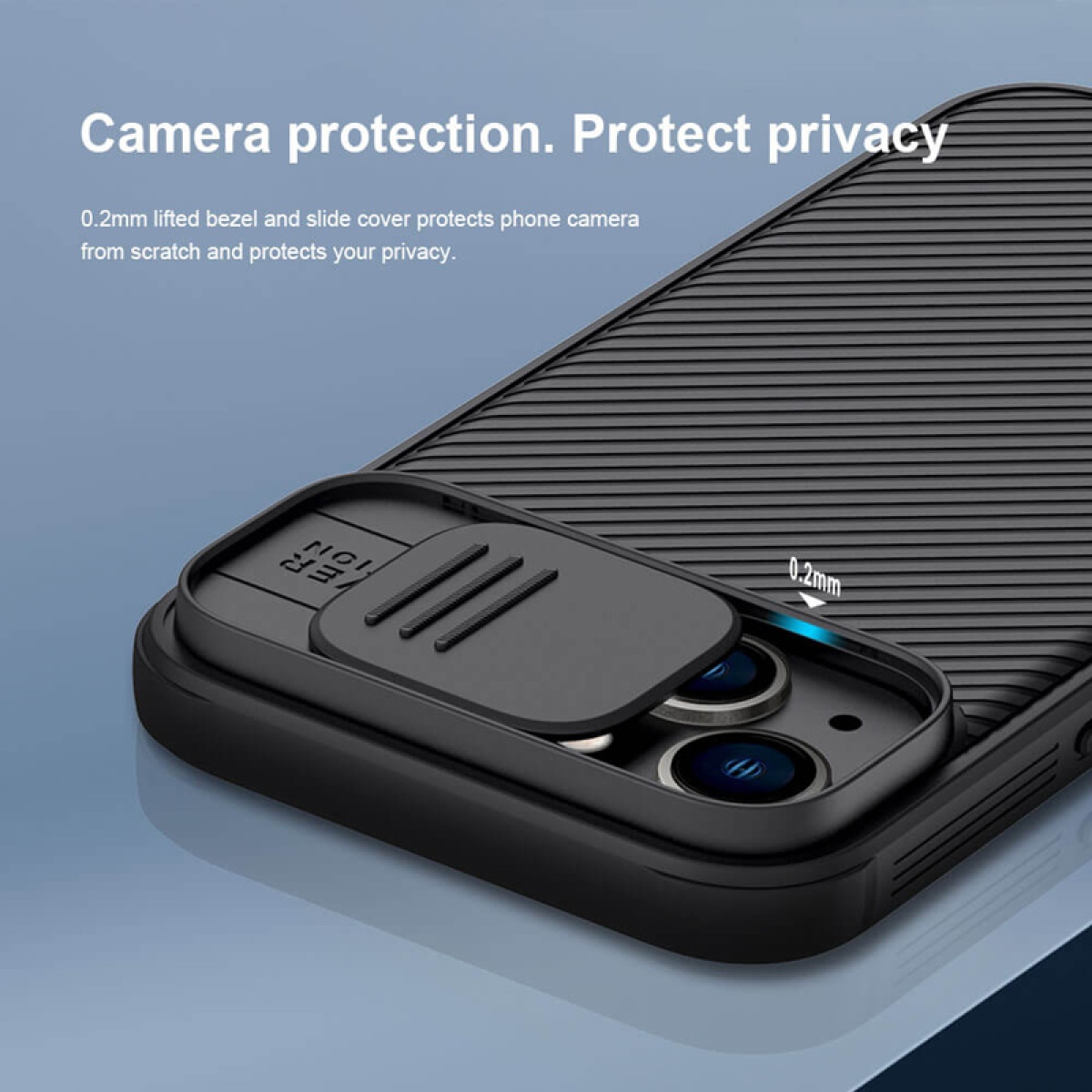 NILLKIN θήκη CamShield Pro για Apple iPhone 14, μαύρη - Image 2