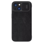 NILLKIN θήκη Qin Pro για iPhone 15 Plus, δερμάτινη, μαύρη - Image 4