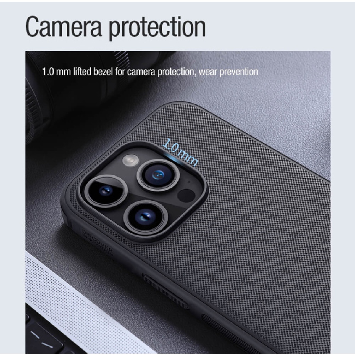 NILLKIN θήκη Super Frosted Shield Pro Magnetic για iPhone 15 Pro, μαύρη - Image 3