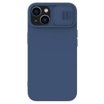 NILLKIN θήκη CamShield Silky Silicone για iPhone 15 Plus, μπλε