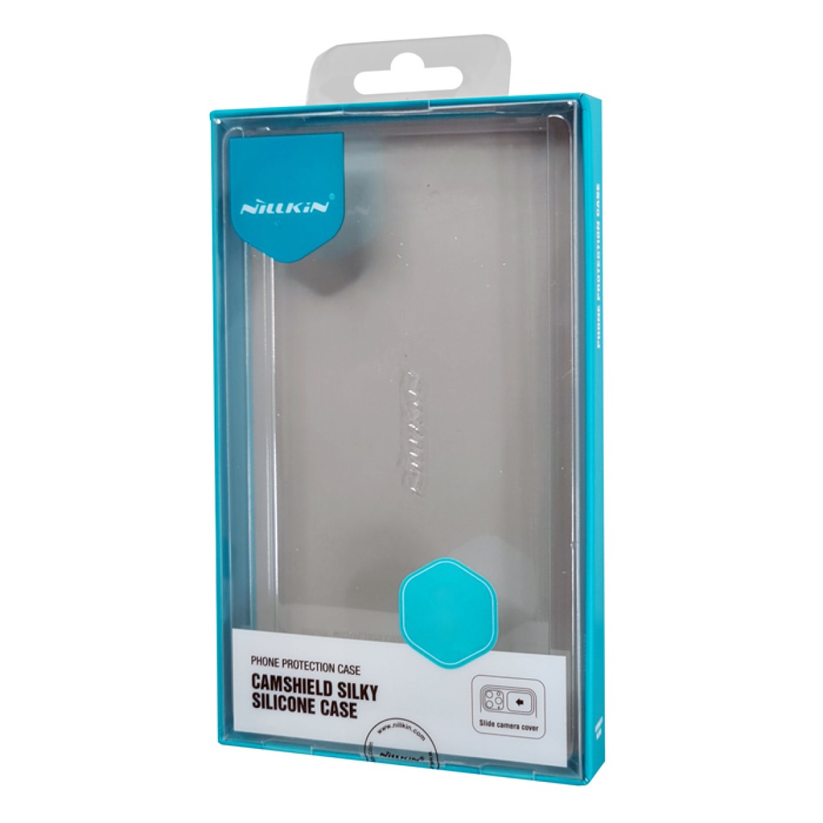 NILLKIN θήκη CamShield Silky Silicone για iPhone 15 Pro, μπλε - Image 4