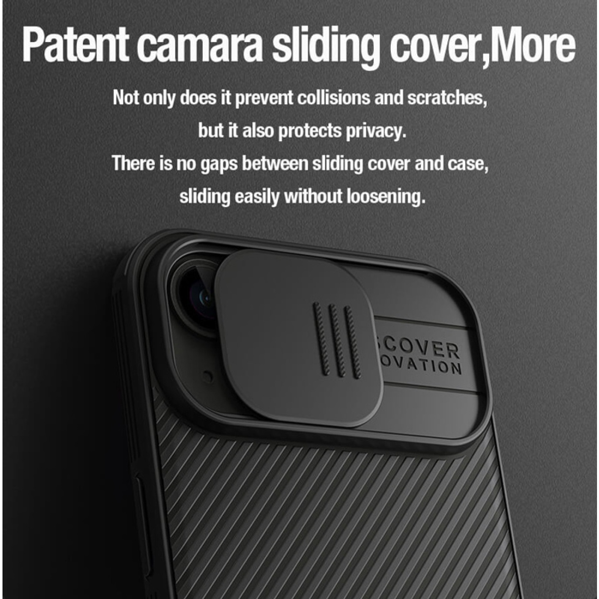 NILLKIN θήκη CamShield Pro Magnetic για iPhone 15, μαύρη - Image 3