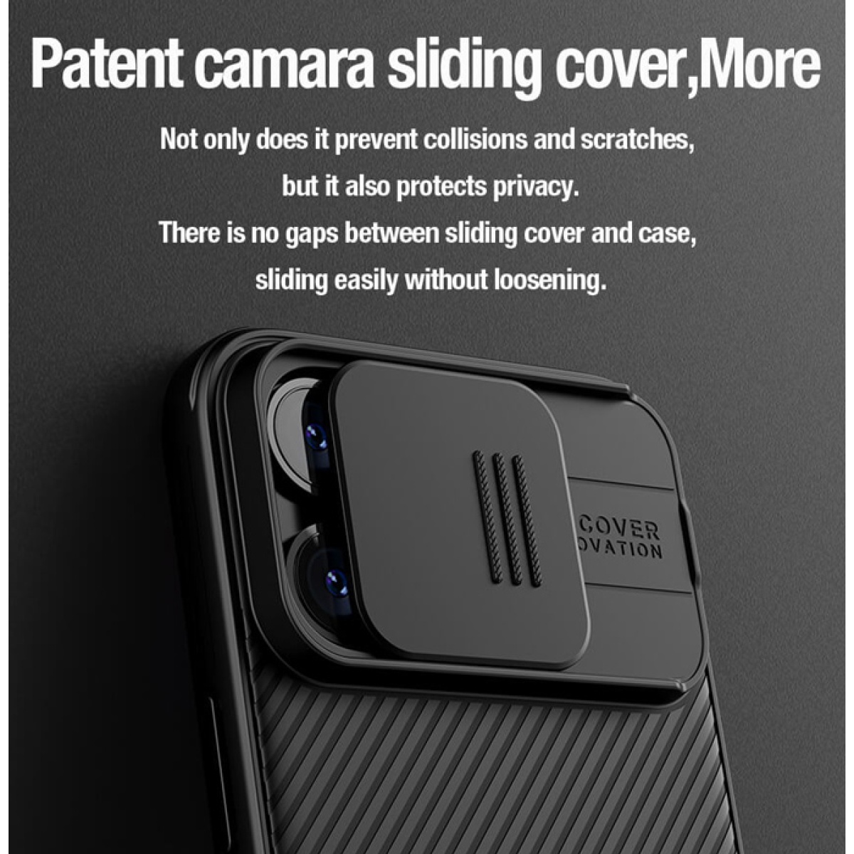 NILLKIN θήκη CamShield Pro Magnetic για iPhone 15 Pro, μαύρη - Image 3