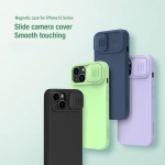 NILLKIN θήκη CamShield Silky Magnetic Silicone για iPhone 15 Plus, μαύρη - Image 2