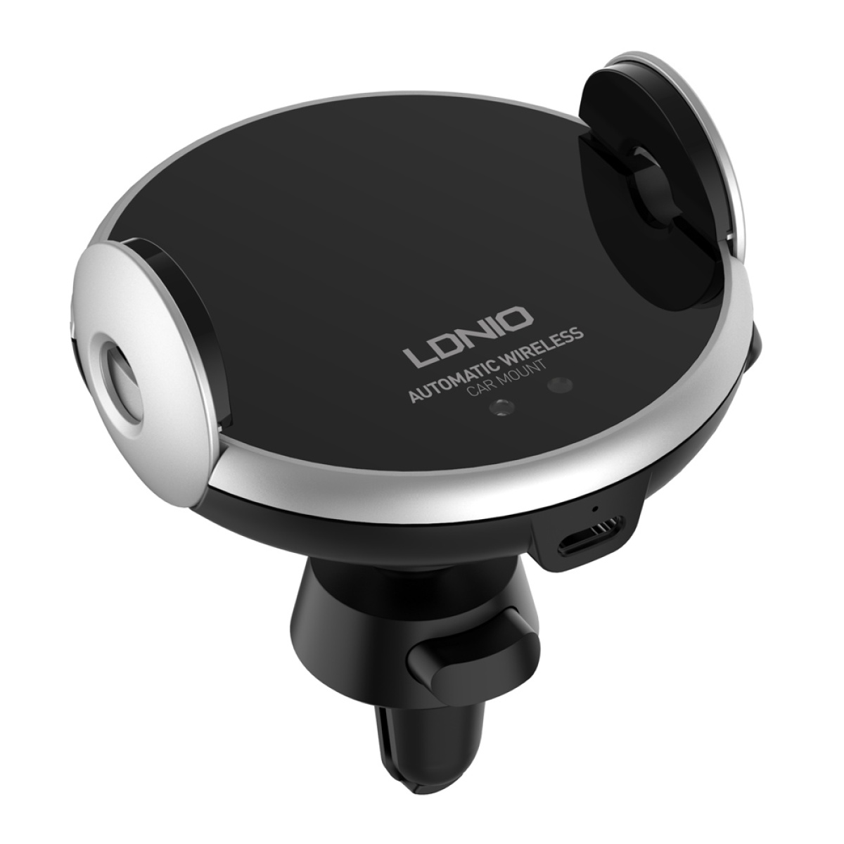 6933138691854 LDNIO ασύρματος φορτιστής & βάση αυτοκινήτου MA02, 15W, μαύρο - Image 1