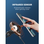 LDNIO ασύρματος φορτιστής & βάση αυτοκινήτου MA02, 15W, μαύρο - Image 3