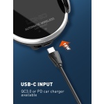 LDNIO ασύρματος φορτιστής & βάση αυτοκινήτου MA02, 15W, μαύρο - Image 7