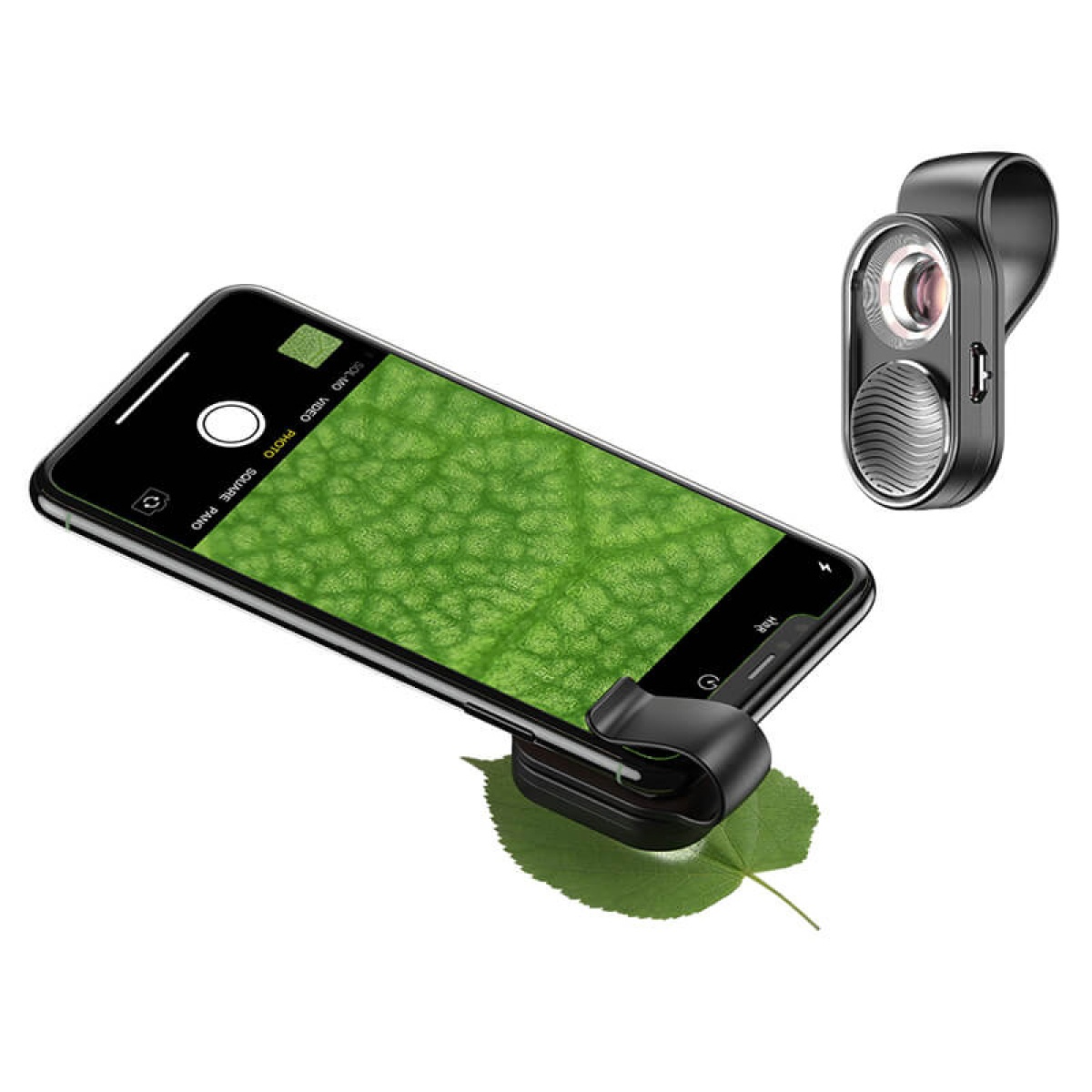 APEXEL φακός μικροσκόπιο APL-MS001 για smartphone κάμερα, 100x zoom, LED - Image 3