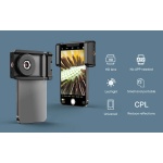 APEXEL φακός μικροσκόπιο APL-MS009 για smartphone κάμερα, 100x zoom, LED - Image 5