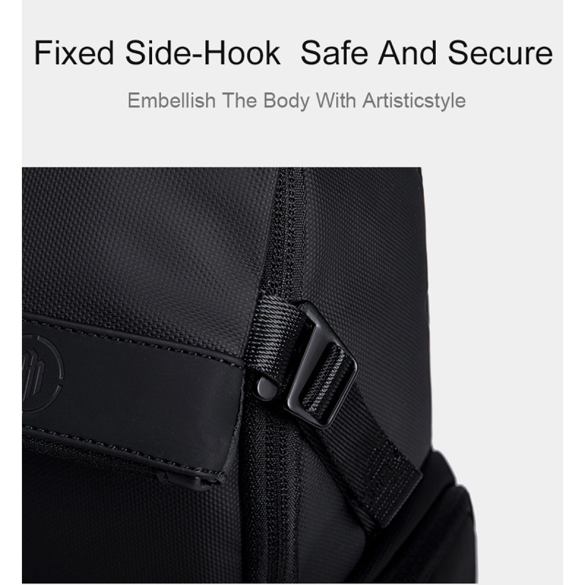 ARCTIC HUNTER τσάντα πλάτης B00562 με θήκη laptop 15.6", 20L, USB, μαύρη - Image 8