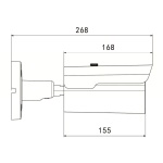 LONGSE IP κάμερα BMMBFG400WH, 2.8mm, 4MP, αδιάβροχη IP67, PoE - Image 4