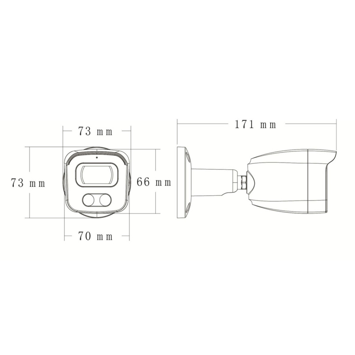 LONGSE IP κάμερα BMSAFG200WH, 2.8mm, 2MP, αδιάβροχη IP67, PoE - Image 4
