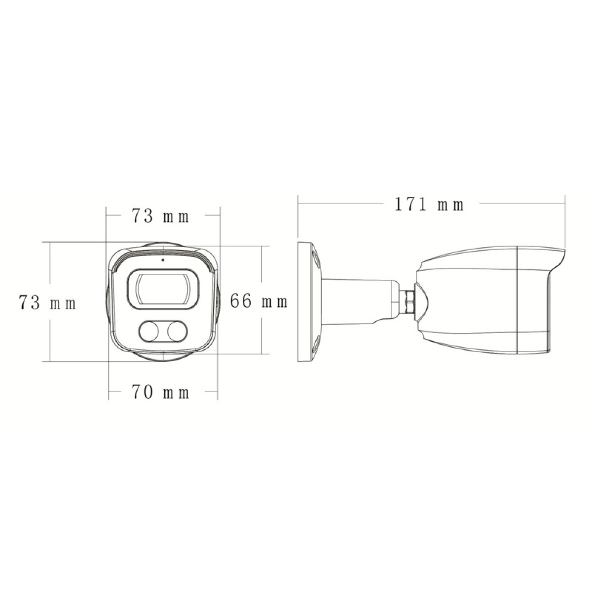 LONGSE IP κάμερα BMSAGC400WH, 2.8mm, 4MP, αδιάβροχη IP67, PoE - Image 4