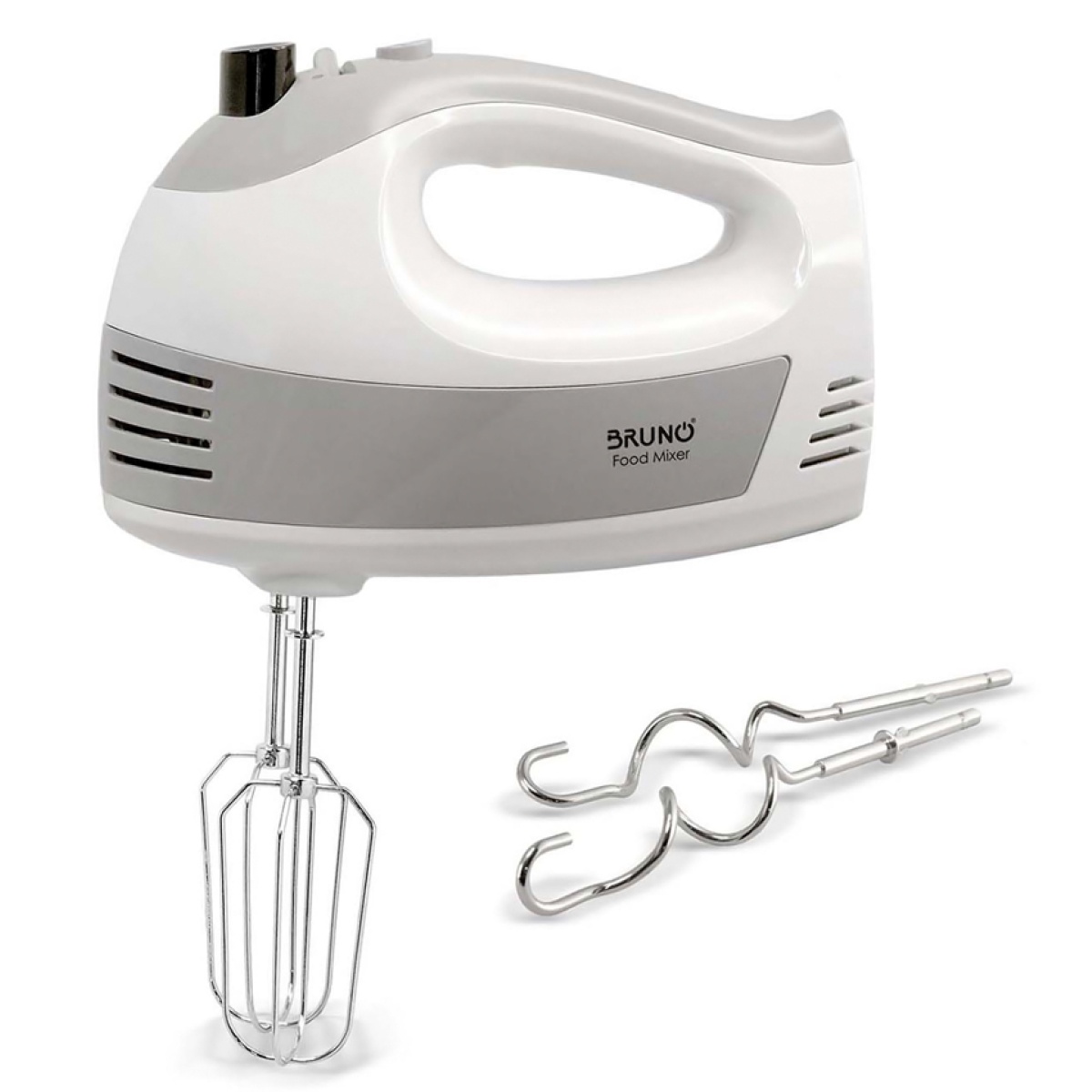 BRN-0110 BRUNO μίξερ χειρός BRN-0110, 500W, 5 ταχύτητες & turbo, λευκό - Image 1