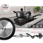 BRUNO κατσαρόλα Granit Premium BRN-0122 με αντικολλητική επίστρωση, 26cm - Image 4