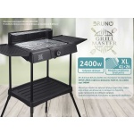 BRUNO BRN-0190 Επιδαπέδια ηλ. ψησταριά 2400W με βάση & ρυθμ.θερμοστάτη - Image 3