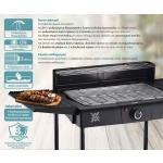 BRUNO BRN-0190 Επιδαπέδια ηλ. ψησταριά 2400W με βάση & ρυθμ.θερμοστάτη - Image 4