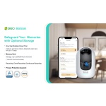 BOTSLAB smart κάμερα C221, 5MP/3K, WiFi, 360° PTZ, SD - Image 3