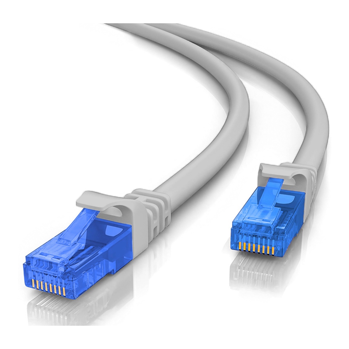 CAB-N242 POWERTECH καλώδιο δικτύου CAB-N242, Cat 6 U/UTP, CCA 24AWG, 2m, γκρι - Image 1