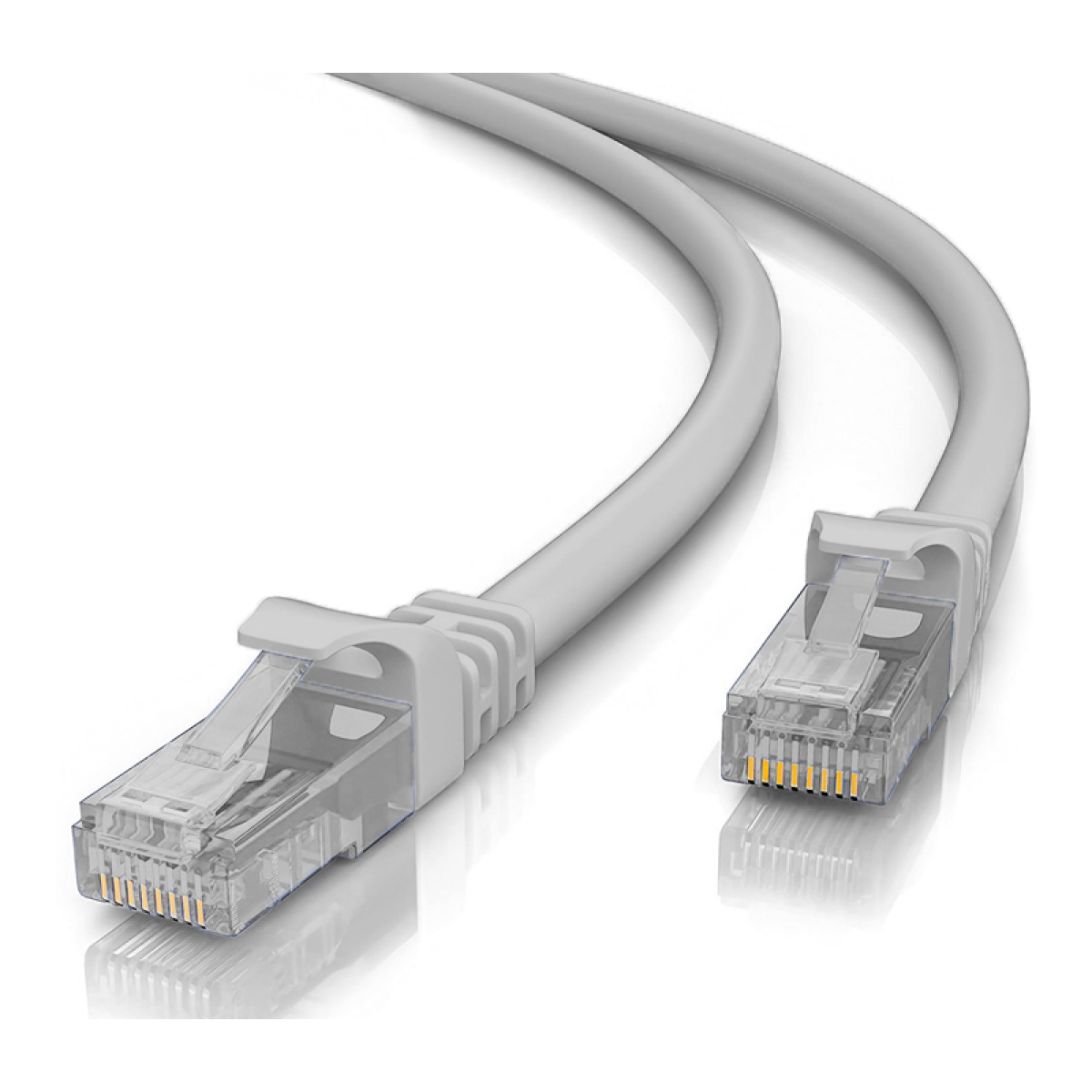 CAB-N249 POWERTECH καλώδιο δικτύου CAB-N249, Cat 5e U/UTP, copper 26AWG, 1m, γκρι - Image 1