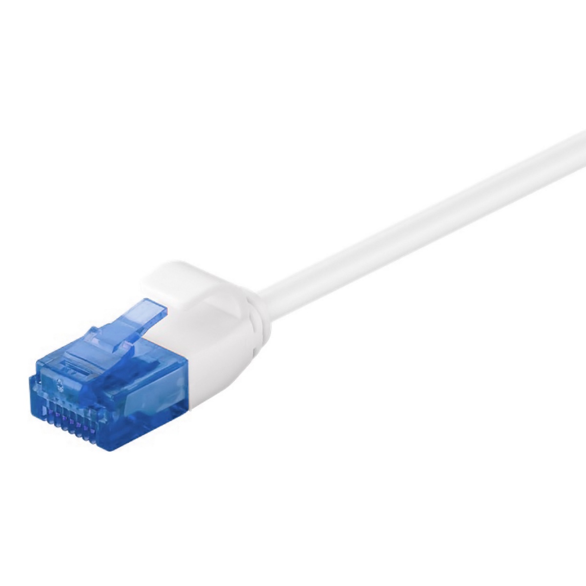 CAB-N319 POWERTECH καλώδιο δικτύου CAB-N319, Cat 6 U/UTP, slim, copper, 2m, λευκό - Image 1