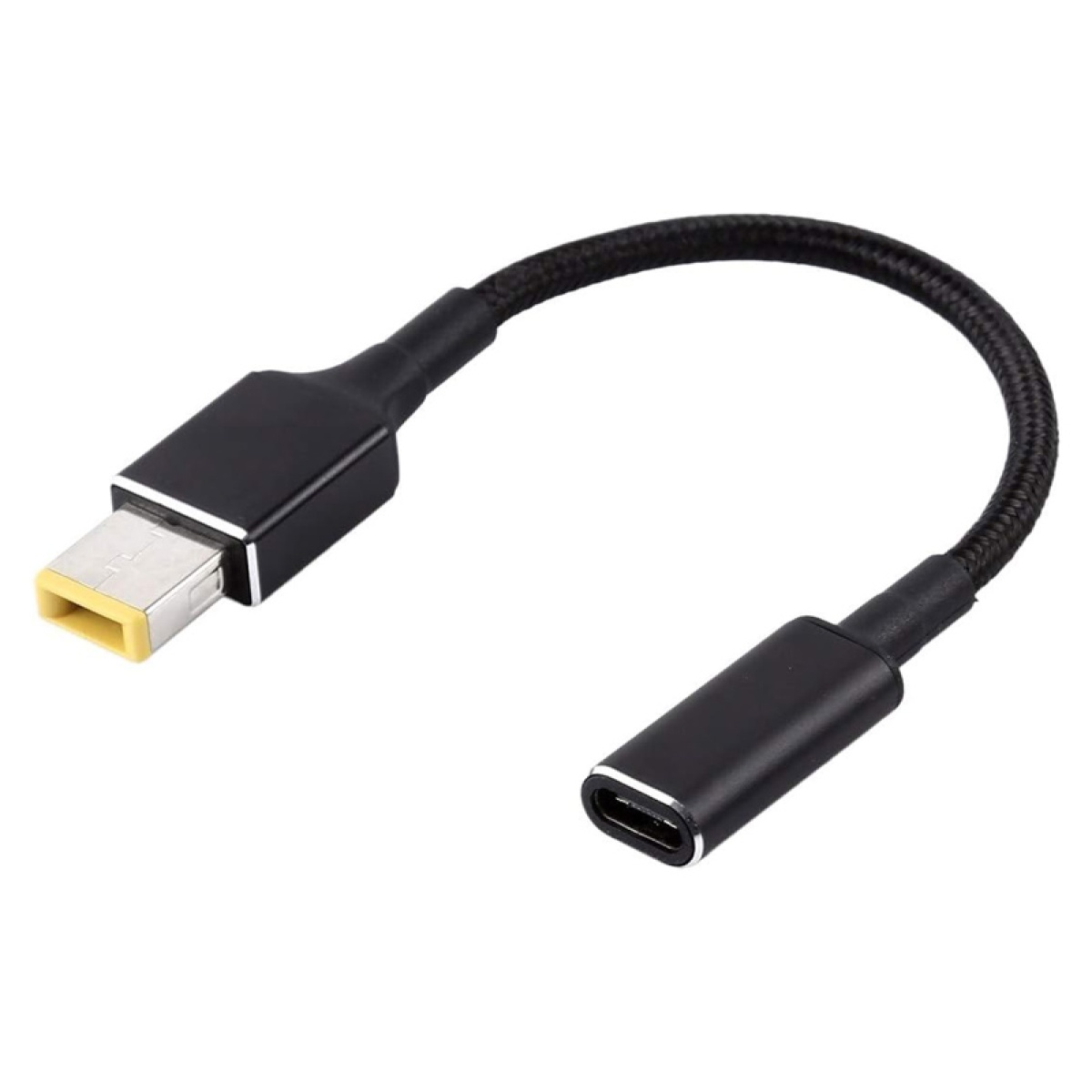 POWERTECH καλώδιο τροφοδοσίας CAB-UC077, USB-C σε slim tip Lenovo, μαύρο - Image 1