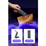 USAMS ασύρματος φορτιστής US-CD181 με φωτιστικό, 3 σε 1, 15W, μαύρος - Image 4