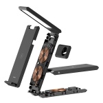 USAMS ασύρματος φορτιστής US-CD181 με φωτιστικό, 3 σε 1, 15W, μαύρος - Image 6