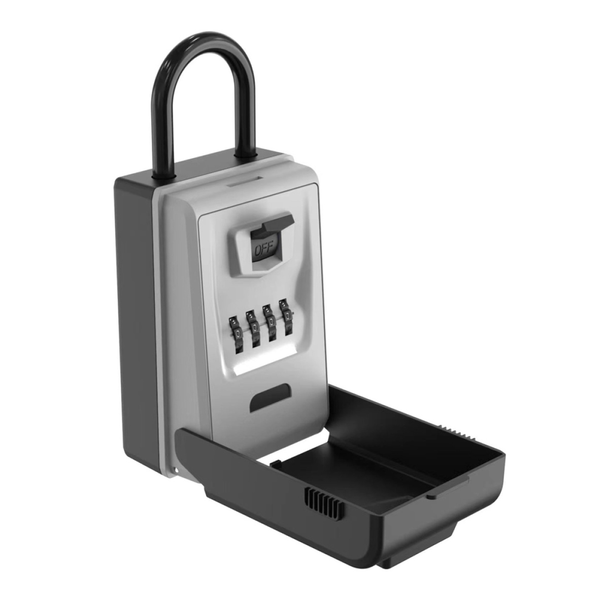 CTL-0024 C-TECH κλειδοθήκη με λαιμό CTL-0024, συνδυασμού 4 ψηφίων, LED, 7x8x13cm, 755gr - Image 1