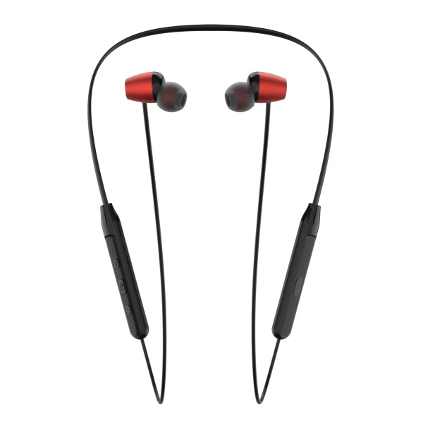 YISON earphones E19 με μαγνήτη, Bluetooth, 10mm, 130mAh, κόκκινα
