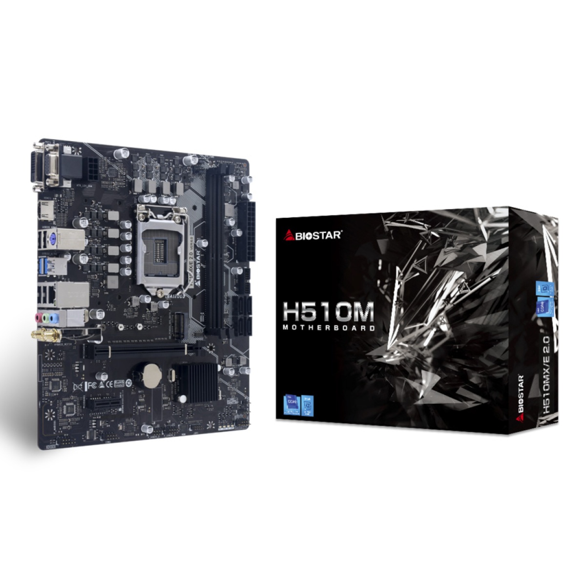 BIOSTAR μητρική H510MX/E 2.0, 2x DDR4, s1200, USB 3.2, uATX, GbE, Ver. 6.2 - Image 4