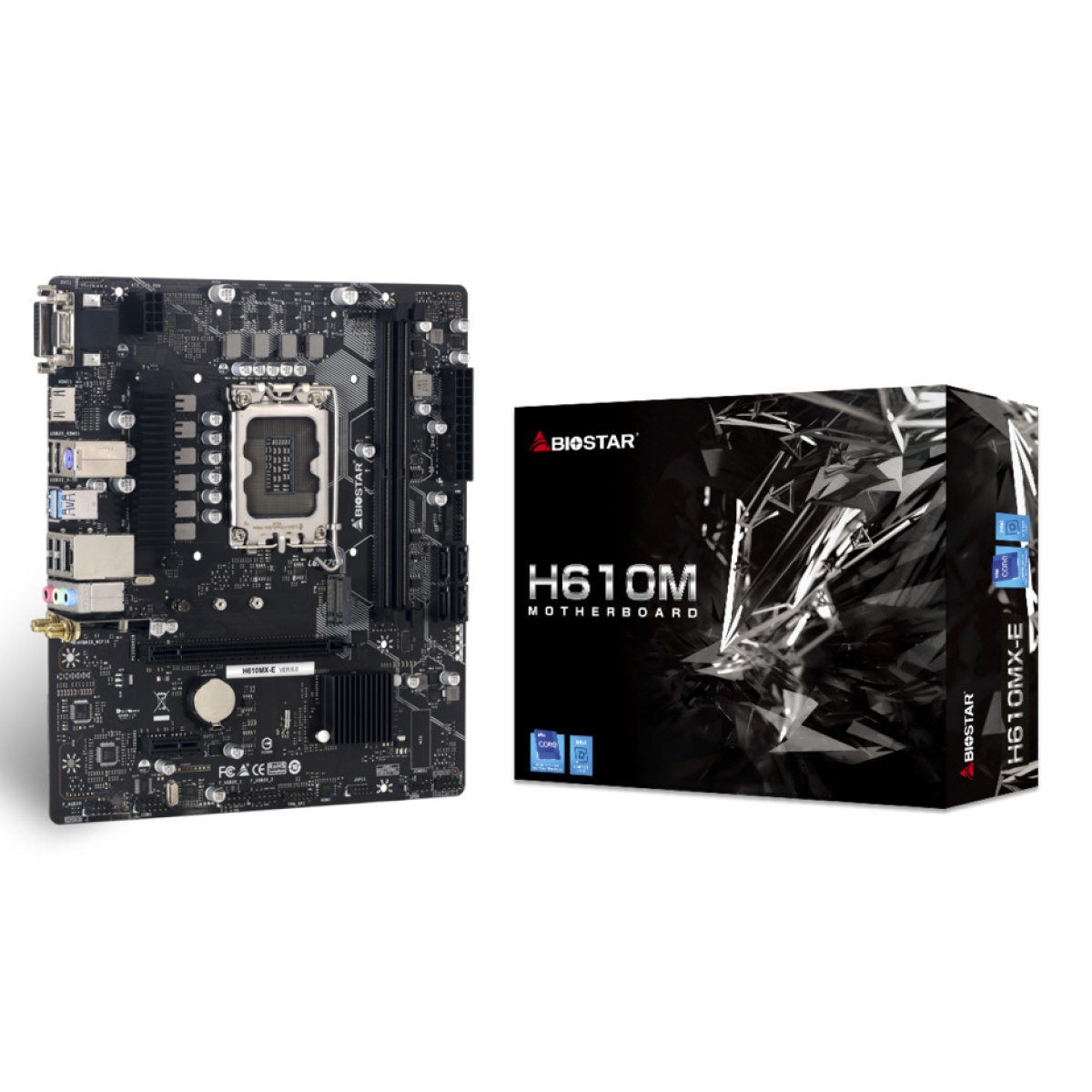BIOSTAR μητρική H610MX-E, 2x DDR4, s1700, USB 3.2, uATX, GbE, Ver. 6.0 - Image 4