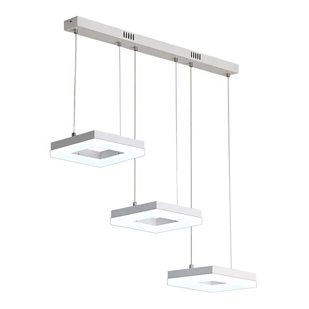 POWERTECH LED φωτιστικό οροφής HLL-0102, 35W, 4000K, 70x120cm, λευκό - Image 1