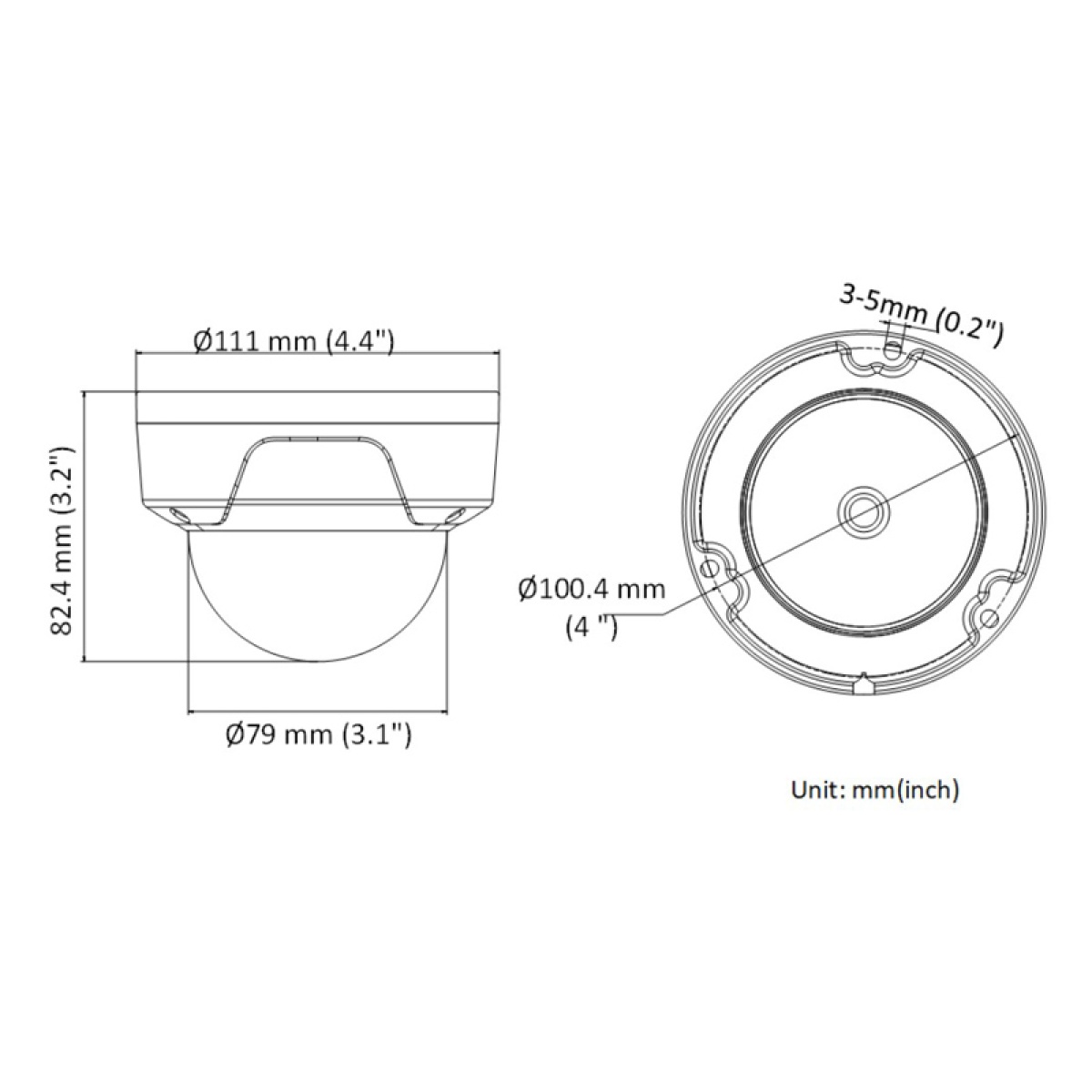HIKVISION HIWATCH IP κάμερα HWI-D121H, POE, 2.8mm, 2MP, IP67 & IK10 - Image 2