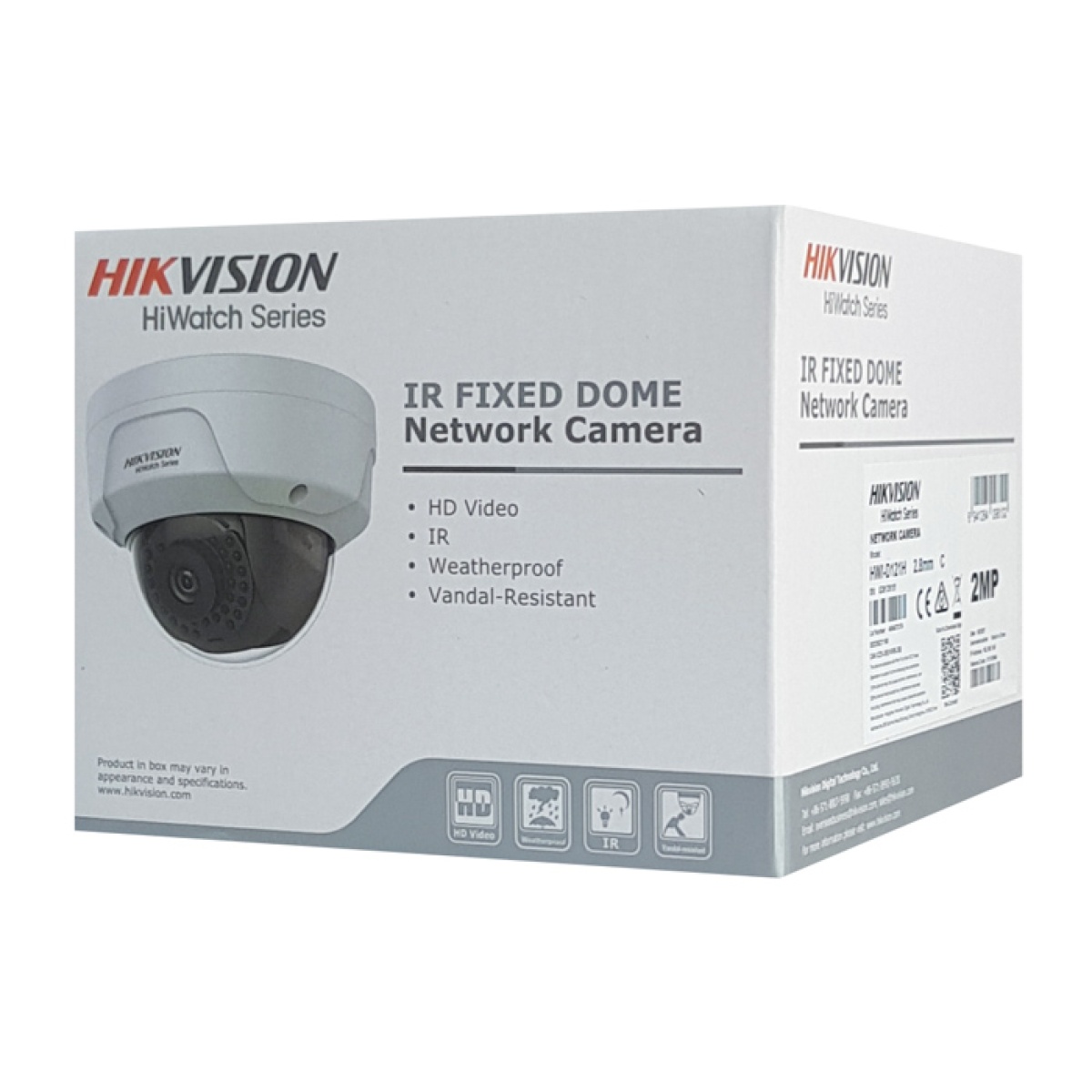 HIKVISION HIWATCH IP κάμερα HWI-D121H, POE, 2.8mm, 2MP, IP67 & IK10 - Image 3