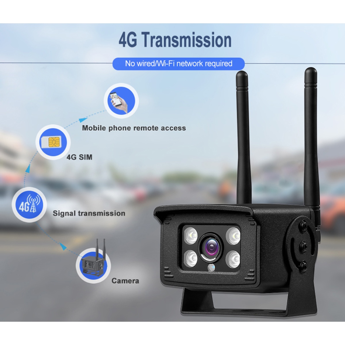 INNOTRONIC smart 4G κάμερα ICH-B30H, 5MP Sony, αδιάβροχη IP66, micro SD - Image 2