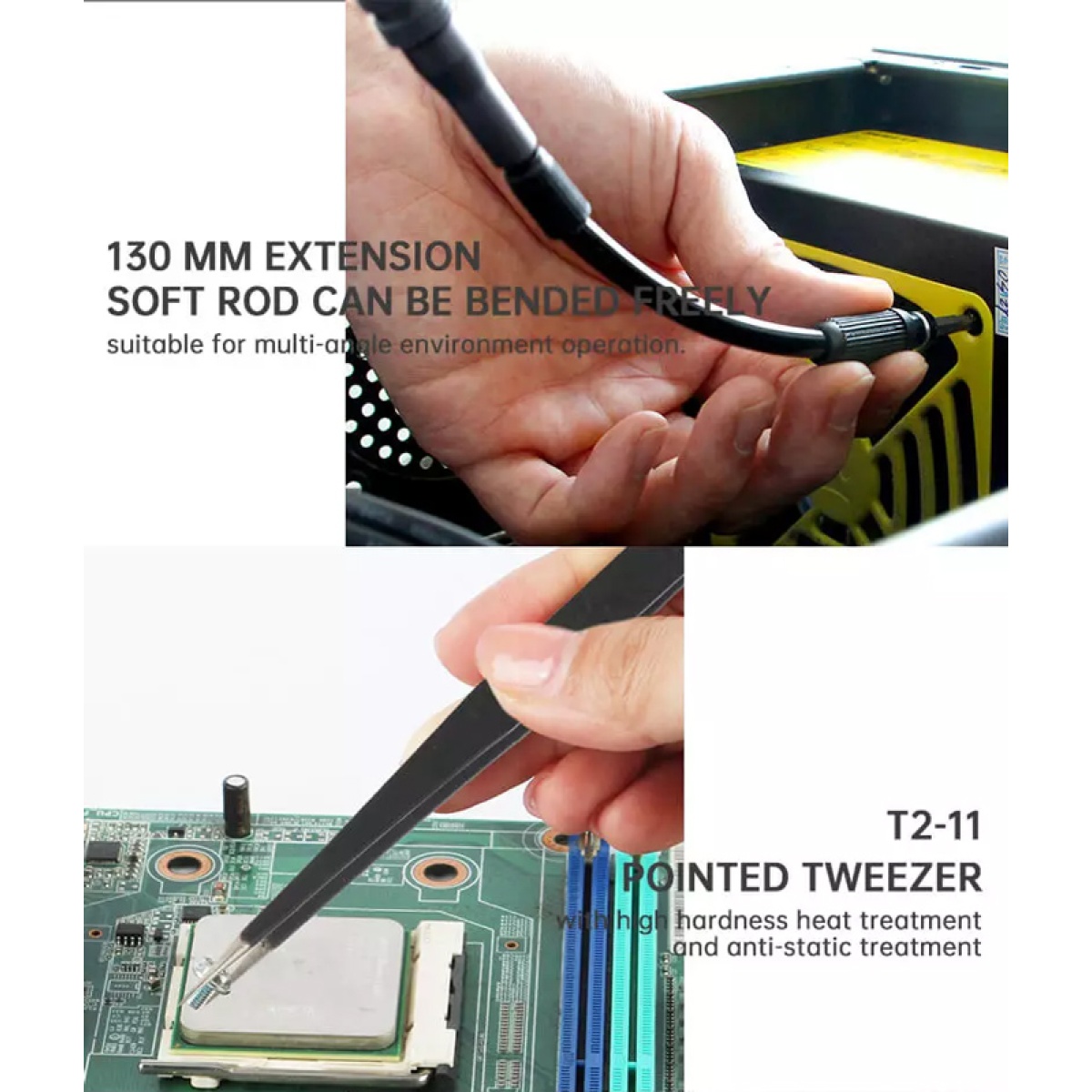 JAKEMY σετ κατσαβιδιών ακριβείας JM-8176 με θήκη, CR-V, 106τμχ - Image 3