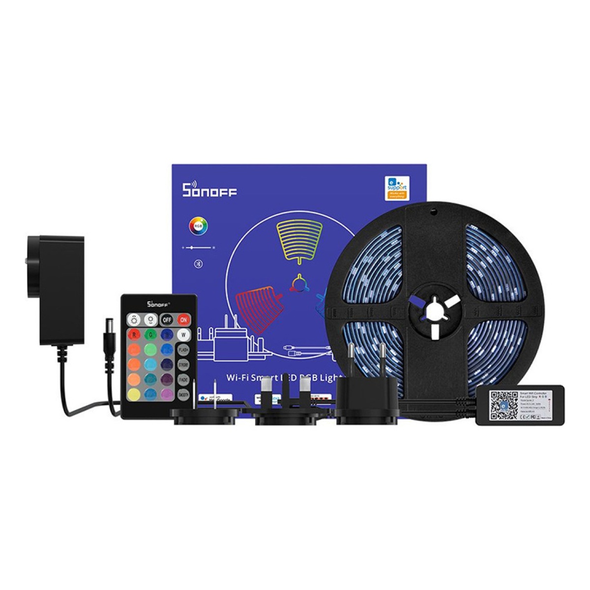 L2-5M SONOFF smart LED καλωδιοταινία L2-5M, αδιάβροχη, RGB, WiFi & BT, 5m - Image 1