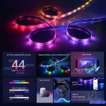 SONOFF smart LED καλωδιοταινία L3 Pro, RGBIC, αδιάβροχη, Wi-Fi & BT, 5m - Image 2